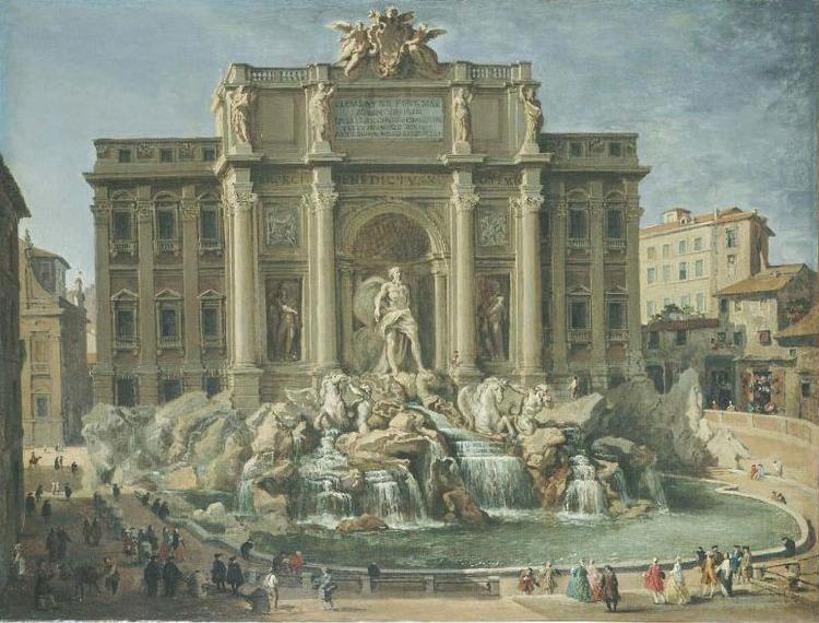 Fountain of Trevi, Rome, Giovanni Paolo Pannini